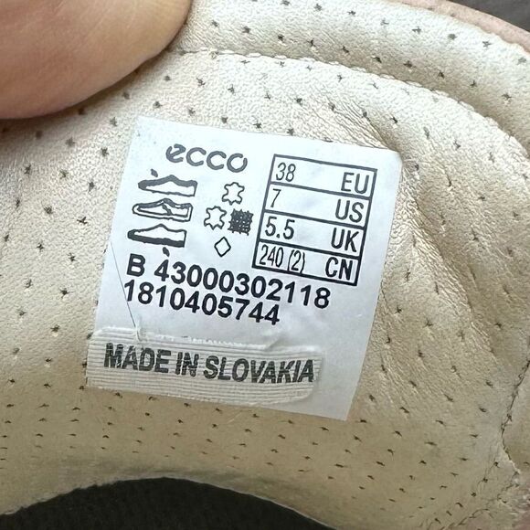 ECCO | Soft 7 Leather Sneakers‎ Extra Wide - Picture 4 of 9